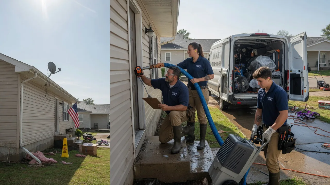 Ceiling Water Damage Restoration in Russell, AR near me